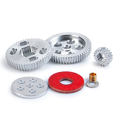 MORLORDY RC Metal Gearbox Gears Set Transmission Gears Kit for 1/24 RC Crawler Car Axial SCX24 Upgrades Parts