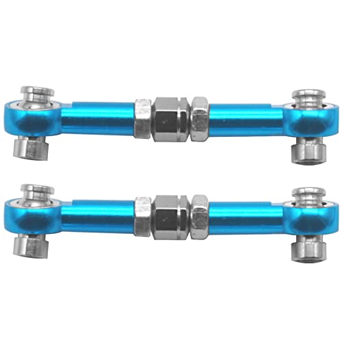 4Pcs ShareGoo RC Aluminum Linkages Steering Servo Rod Turnbuckle 102017 Compatible with Himoto RedCat Racing 1/10 On-Road RC Car