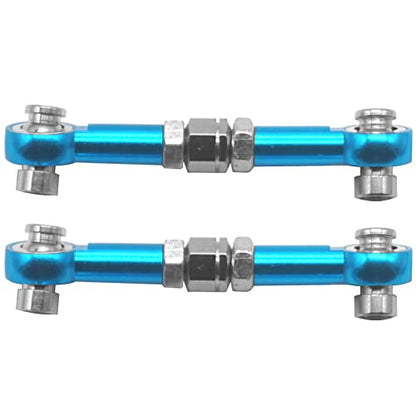 4Pcs ShareGoo RC Aluminum Linkages Steering Servo Rod Turnbuckle 102017 Compatible with Himoto RedCat Racing 1/10 On-Road RC Car