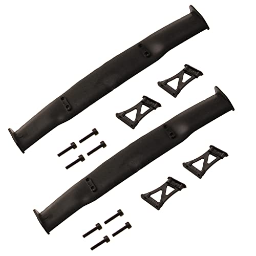 2Pcs ShareGoo Universal Plastic RC Car Tail Wing Rear Spoiler Wing Set Compatible with 1/10 RC Scale On Road Drift Drifting Car