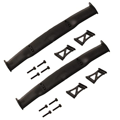2Pcs ShareGoo Universal Plastic RC Car Tail Wing Rear Spoiler Wing Set Compatible with 1/10 RC Scale On Road Drift Drifting Car