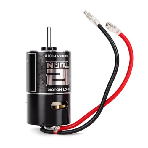 Motor 12T 550 Brushed Motor Compatible with ARRMA Mega 1/10, Granite, SENTON, Typhoon V3 RC Car