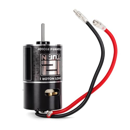 Motor 12T 550 Brushed Motor Compatible with ARRMA Mega 1/10, Granite, SENTON, Typhoon V3 RC Car