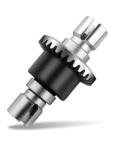 16420Y Upgrade Powder Metallurgy Differential Replacement Part for All 1:14 1:16 Scale RC Car for RC Vehicle Metal Differentials 1/14 1/16 Scale, Drive Gear Parts