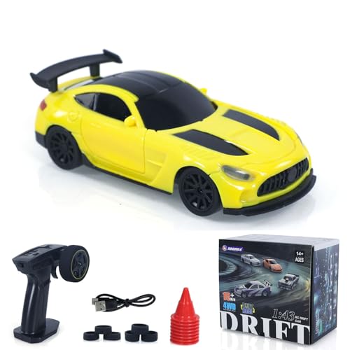 TOUCAN RC HOBBY RTR 4310 1/43 Remote Control Drift Car 4WD RC Racing Vehicles Radio Battery Light Effects No Sounds Mini Car Model Gift for Ages 14+
