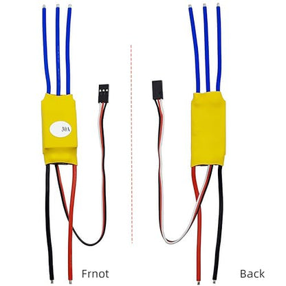 ESC 30A High-Power Brushless Motor Electronic Speed Controller for RC Plane Helicopter Car Boat Tank