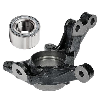 Detroit Axle - 2pc Front Loaded Steering Knuckle Kit for 2009-2019 | Toyota Corolla 2009-2013 Matrix, 2010 2011 2012 Passenger Side Steering Knuckle, Wheel Press Bearing Replacement - size: 2UW471863/Kit