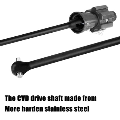 RC Thicker Metal Front Rear Drive Shaft Driveshaft Dogbone CVD Upgrade Parts for XRT 1/6 8S RC Car,Transmission Shaft Hops Up,Black