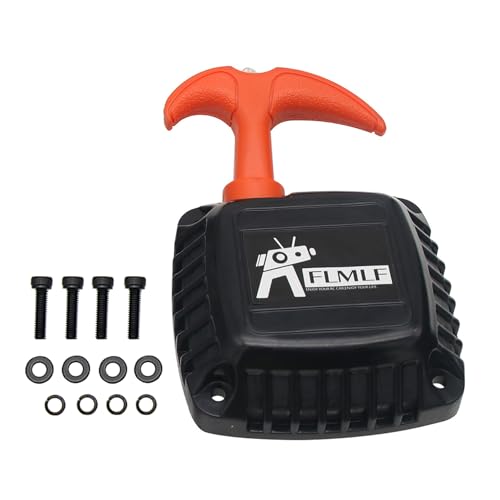 32CC 35CC 36CC Engine Easy-Start Dustproof Pull Starter (Orange) | for 1/5 HPI ROFUN ROVAN KM Baja LT FG GoPed RedCat Rc Parts - color: Orange