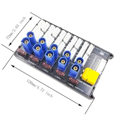 EC5 Parallel Charging Board 2S-6S Lipo Battery Balance Charge Board Expansion Board for RC Drone Helicopter Battery Charger