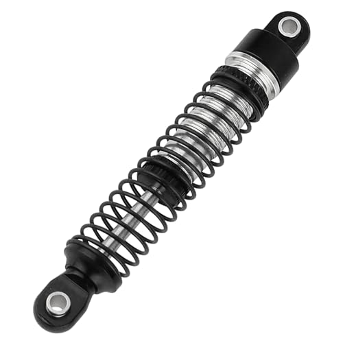 53mm 59mm 66mm 78mm Aluminum Long Threaded Shocks Absorbers Oil Damper for 1/18 RC Crawler TRX4M TRX-4M KUpgrade Parts (59mm-black) - color: 59mm-black