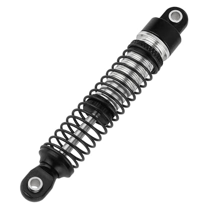 53mm 59mm 66mm 78mm Aluminum Long Threaded Shocks Absorbers Oil Damper for 1/18 RC Crawler TRX4M TRX-4M KUpgrade Parts (59mm-black) - color: 59mm-black