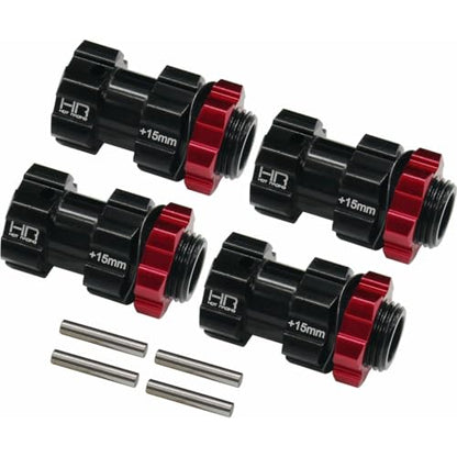 Hot Racing AON117X15 Aluminum 17mm Hex Hubs 15mm Offset Arrma 1/8 4x4
