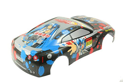1/10 Scale RC Printed Precut Drift Racing Touring Onroad Car Body Shell Width 190mm with Wing Mirror Accessories (R35 A) - style: R35 A