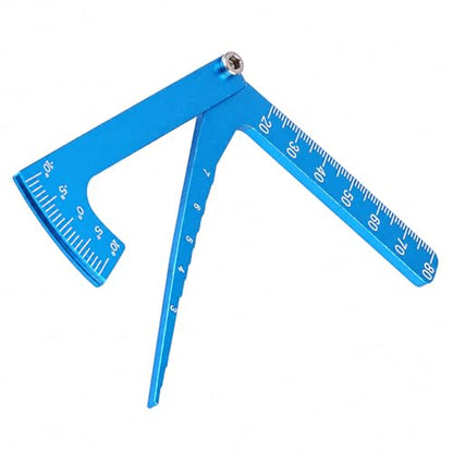 RC Car Ruler, RC Adjustable Ruler Adjusting Height and Wheel Rim Camber Tool for On Road RC Car Truck Tire Ride Height