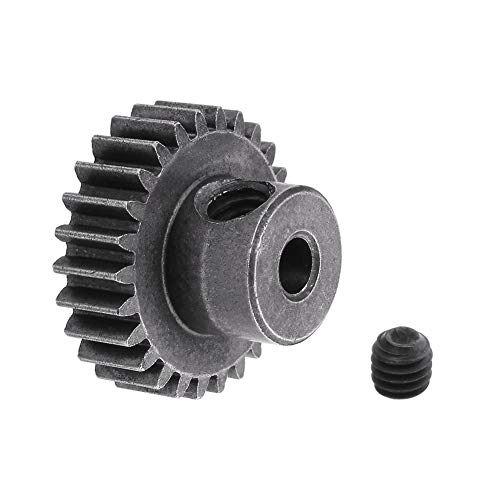 HobbyPark Steel Metal Mod 0.6 Module Pinion Gear Set 3.175mm Motor Gears 17T 21T 26T 29T 11189 11176 11181 11119 for RC Car Redcat HSP Exceed (4-Pack)