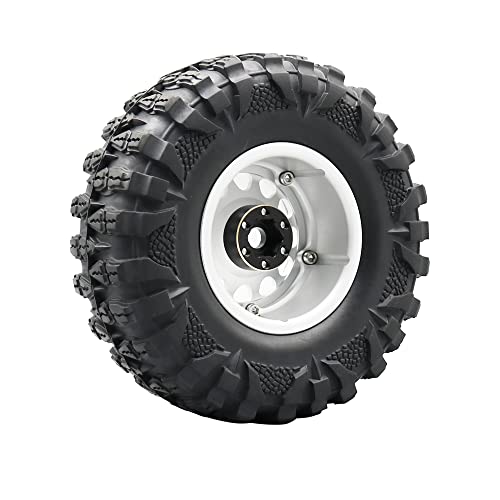 4Pcs Brass Weights 1.9 2.2 Inches Beadlock Wheels 12mm Hex Wheel Hub Widen Adapters for SCX10 TRX4 1/10 RC Crawler Upgrades (Black, 22mm) - color: Black, size: 22mm