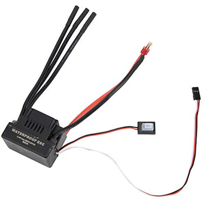 VGEBY Brushless ESC, 120A High-Current RC Speed Controller for 1/8 Scale Off-Road Racing, Electronic Speed Controller for Hobby Modeling Enthusiasts and RC Car Racing