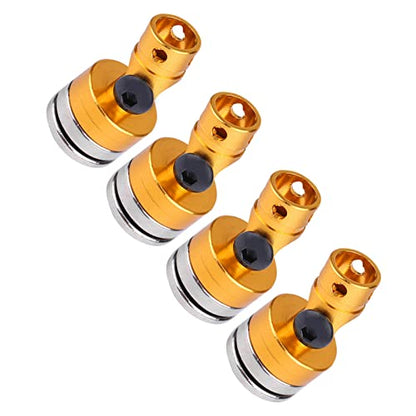 Body Shell Mount Column, Magnetic Post Mount, Body RC Car Magnetic Shell Post 4Pcs Model Car Body Post Mount for SCX10 4WD 1:10(Yellow)