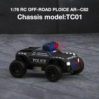 Turbo Racing 1:76 Scale RC Sport Car, 2.4GHZ Remote Control Mini Model Crawler Car with Full Proportional RTR for Adults Gift (C82) - style: C82