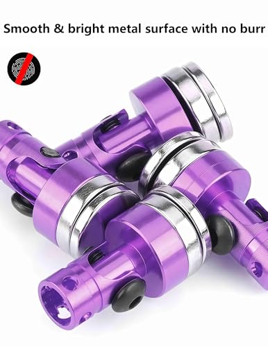 4Pcs RC Magnetic Body Mounts, Aluminum Magnetic Invisible Body Post Mount, Invisible Bodies RC Car Magnetics Shell Post Replacement for SCX10 1:10 Remote Control Car