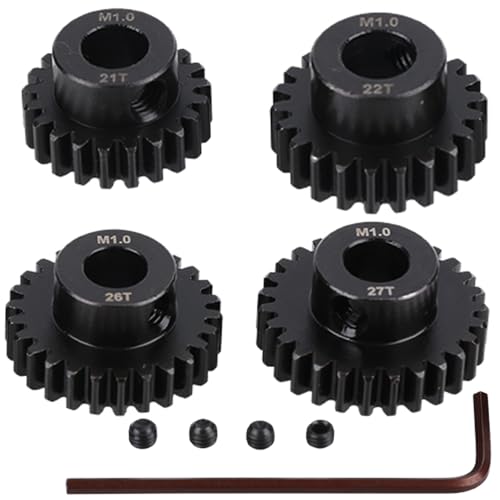 M1 Steel Motor Gears Pinion 8MM 21T 22T 26T 27T for 1/5 X-MAXX RC Model Car Buggy Truck Parts