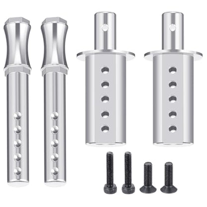 RC Car Front Shell Holder Column Mounts Aluminum Front Body Post Set with Screws Compatible with 1/7 HOBAO VTE2 RC Car
