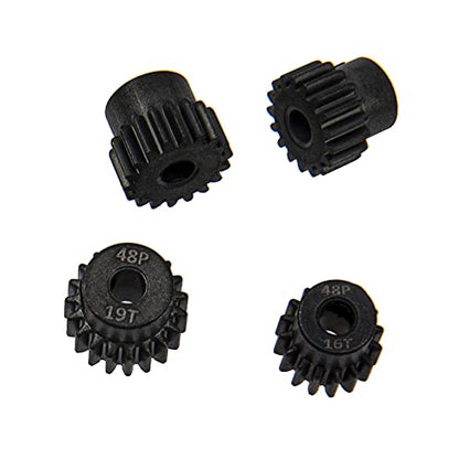 ShareGoo 48P Pinion Gear Set 16T 17T 18T 19T 3.175mm RC Motor Gear Compatible with Traxxas Redcat Tamiya Losi Arrma Axial SCX10 1/10 RC Crawler Car