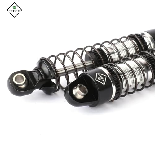 CR18P Shocks 59MM Aluminium Oil-Filled Shock Absorber With Spring | Long Travel Shocks For HobbyPlus CR18P EVO PRO Furitek Upgrade Parts 1/18 RC Crawler