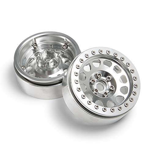 Aluminum 2.2" Beadlock Wheel Rim for Axial Wraith SCX10 II III TRX4 | 1Set/4PCS,1/10 RC Crawler Car Upgrade Parts