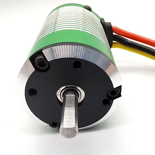 XTEAM 3660 4650KV Brushless Motor 1700W 120A 12V 4-Pole Design, Suitable for 1/8 1/10 1/12 RC Electric Racing Car, Buggy, RC Boat - size: 3660-4650KV