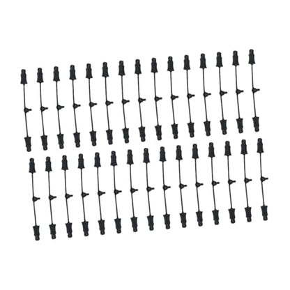 Yiju 20 Pieces RC Car Retainer Strips RC Rubber Retainer Pull Tabs Attachments RC Car Accessories Body Clip Retainer Utility Small Size Elastic Rubber, 30 Pieces - color: 30 Pieces