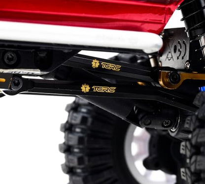 Brass High Clearance Chassis Links Set for Redcat Ascent-18 1/18 Scale RC Rock Crawler Upgrades,Black Coating