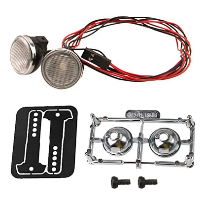 1/10 RC Crawler LED Headlights Compatible with Traxxas TRX-4, TRX-6, Axial SCX10, Redcat Gen8 (20MM B) - size: 20MM B