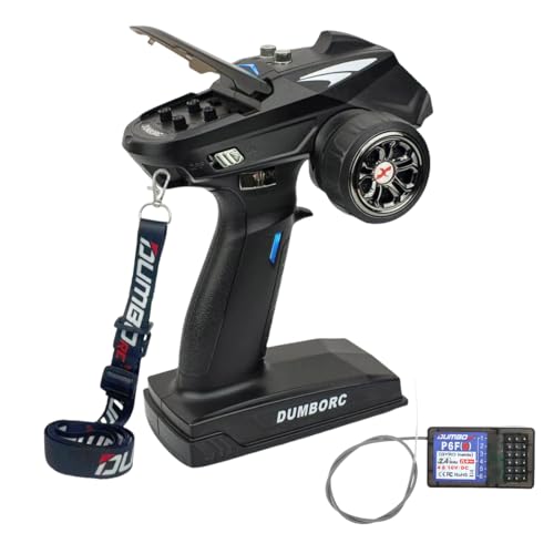 X6 6 Channel Rc Transmitter and Receiver P6FG Built-in Gyro Mixed Mode Out of Control Protection RC Controller for Remote Car/Boat/Tank