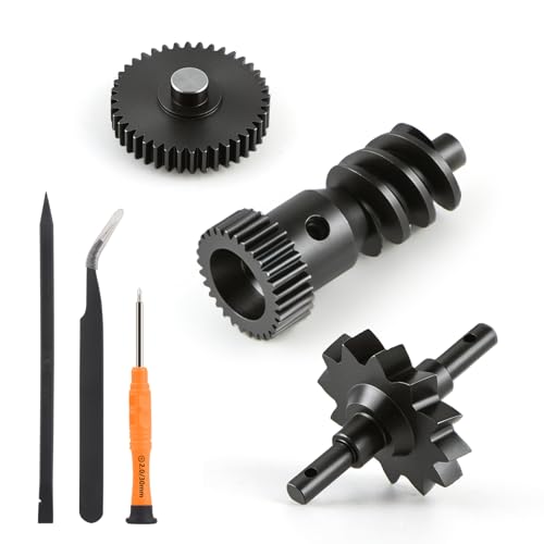 Transmission Gearbox Gears Set Mod 0.3 for Axial SCX30 SCX24 Ford Bronco Jeep Wrangler JLU K10 RC Crawler with Tool Kit