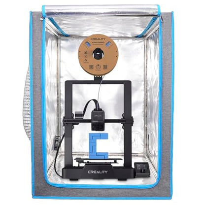 Resin 3D Printer Enclosure with Ventilation Kit Speed Control Vent Tent | Dustproof Cover Compatible with ELEGOO Saturn 4 Ultra Mars 5 Ultra, Ender 3 V3 SE/KE/Ender3 Pro/Ender 3 V2/S1/Neo 3D Printer