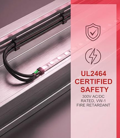XINWANG 20AWG 2-Conductor Electrical Wire, UL2464, 16.4FT | 20AWG 2-core stranded tinned copper flexible wire, PVC insulated, UL2464; for LED strips, automotive, outdoor landscape, DIY. - size: 20AWG-2C(2x0.52mm²)-5M