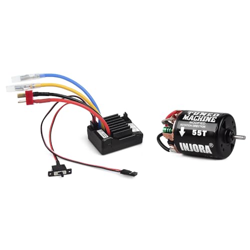 INJORA 540 Brushed Motor 35T Waterproof Motor for 1/10 RC Cralwer Car Axial SCX10 Pro SCX10 AXI03007 90046 TRX4 D90 Monster Truck （35T） - size: 35T