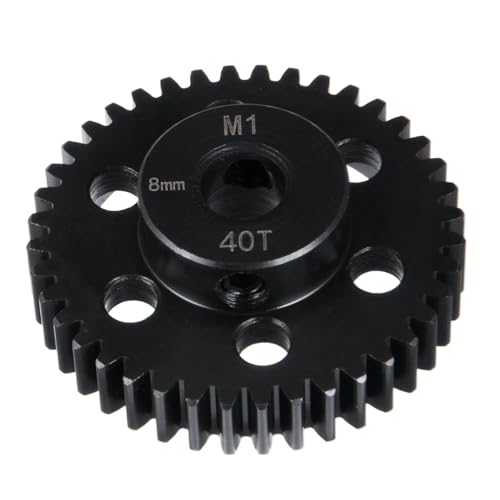 Steel Pinion Motor M1 8mm 40T Gears for ARRMA 4WD Tra-xxas X-MAXX | 1/5 1/7 1/8 RC Car Upgrade - size: 40T