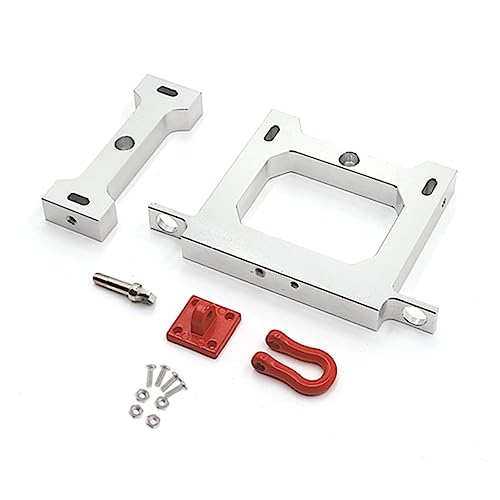 Metal Beam + Rear Bumper with Tow Hook Upgrade Parts for WPL B14 B24 B16 B36 C14 C24 1/16 RC Car Truck Accessories