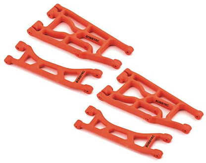RPM A-Arm Set Front OR Rear Upper Lower Suspension Arms (Not Compatible with Wide Arm kit)(Orange) for Traxxas X-Maxx