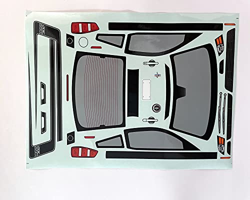 1/10 Scale RC Onroad Racing Drift Touring Car Transparent Clear Lexan Body Shell (Boss302) - style: Boss302