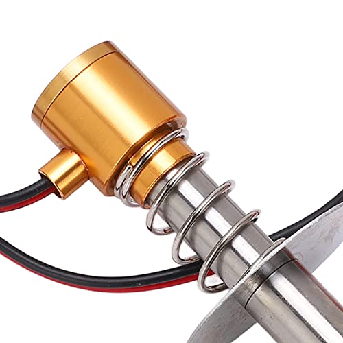 6-12V RC Car Igniter Kit with N4 Hot Glow Plug Gasket, RC Glow Plug Igniter for Methanol Engine, Electronic Glow Plug Starter for Aircraft Car Model, Compatible with HSP and Othe (Golden) - color: Golden