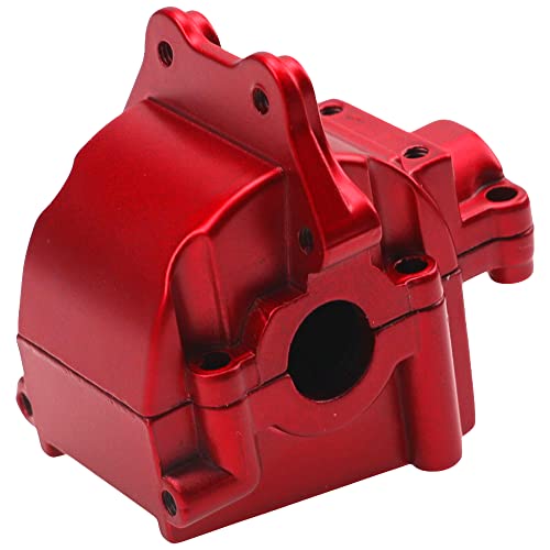 2Pack ShareGoo Metal Differential Gearbox Housing Cover Compatible with WLtoys 144001 124019 124018 1/14 RC Car (Red) - color: Blue