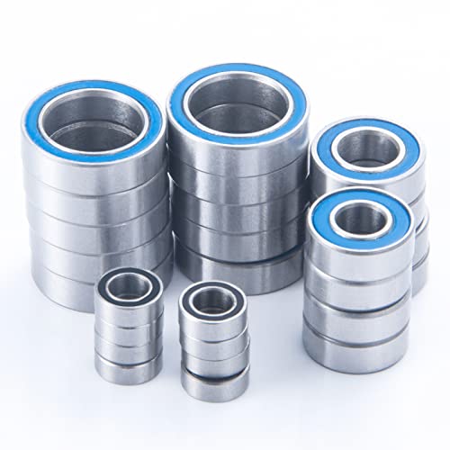 26PCS Complete Blue Ball Bearings Kit for Tekno EB410&ET410&EB410.2 | ET410.2 Upgrade Parts