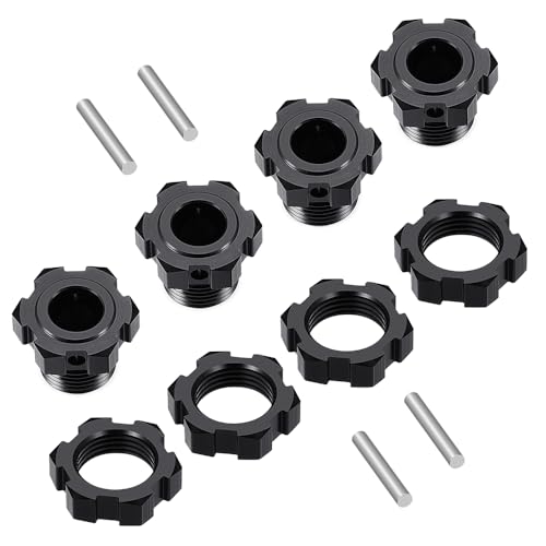 MOHERO 4Pcs RC Wheel Hex Hubs Adapter for 1/7th Felony 6S BLX/Infraction V2 6S BLX/Mojave 6S EXB RC Car Truck Upgrade Parts