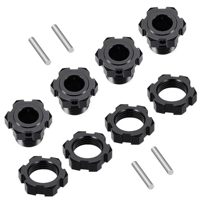MOHERO 4Pcs RC Wheel Hex Hubs Adapter for 1/7th Felony 6S BLX/Infraction V2 6S BLX/Mojave 6S EXB RC Car Truck Upgrade Parts