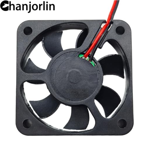 2Pack RC Car Motor Cooling Fan 25mm 30mm 40mm 50mm High Speed Heatsink 28000RPM ESC Fans for 1/8 1/7 1/10 1/12 Scale Truck Off Road Crawler Car Boat 540 550 Brushless Brushed Motors (50mm)