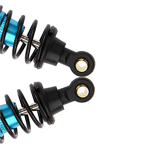ShareGoo 4Pack Adjustable Shock Absorber Damper 68mm 102004 Compatible with HPI HSP Traxxas Losi Axial Tamiya Lightning EP 1/10 On-Road RC Drift Car (Blue) - color: Blue